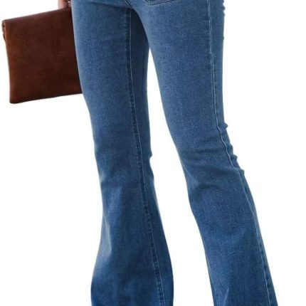 Flare Jeans for Women Women's Bootcut Bell Bottom Jeans High Waisted Stretch Slimming Bell Bottoms Jeans