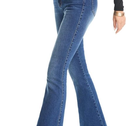 Women's Curvy Strtchy Bootcut Flare Denin Jeans